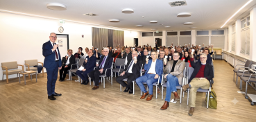 Gäste beim Neujahrsempfang im Kreiskrankenhaus